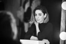 ანა ბაქანიძის შავ-თეთრი პორტრეტი